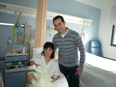 Marta, la primera niña nacida este año en la provincia de Ciudad Real