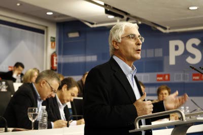 José María Barreda en el Comité Federal del PSOE