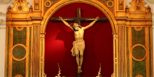 El patrón de Calzada, el Stmo. Cristo Salvador del Mundo, protagonizará  el cupón de la ONCE del Jueves Santo 