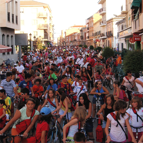 Multitudinario Día de la Bici en Calzada de Calatrava 