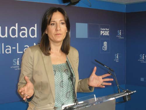 Blanca Fernández, en rueda de prensa