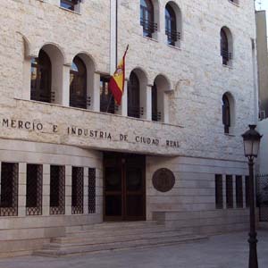 Fachada de la Cámara de Comercio de Ciudad Real