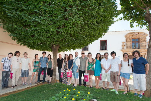 Foto de familia de la Joven Compañía Nacional de Teatro Clásico