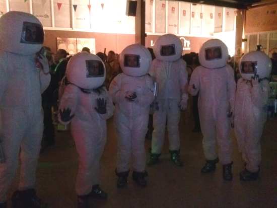 Unos astronautas muy salados enamoraron en el Concurso de Pandillas en Torralba de Calatrava 