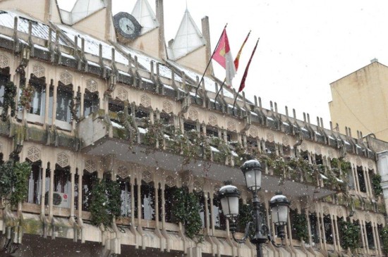 Ayuntamiento de Ciudad Real nevado