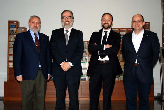Angel Ríos, José Luque, Roberto Cabrera y Manuel Rodrigo
