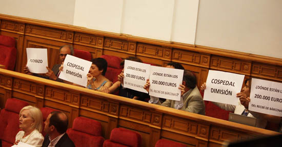 Protesta diputados socialistas_Pleno pucherazo electoral_230713_3