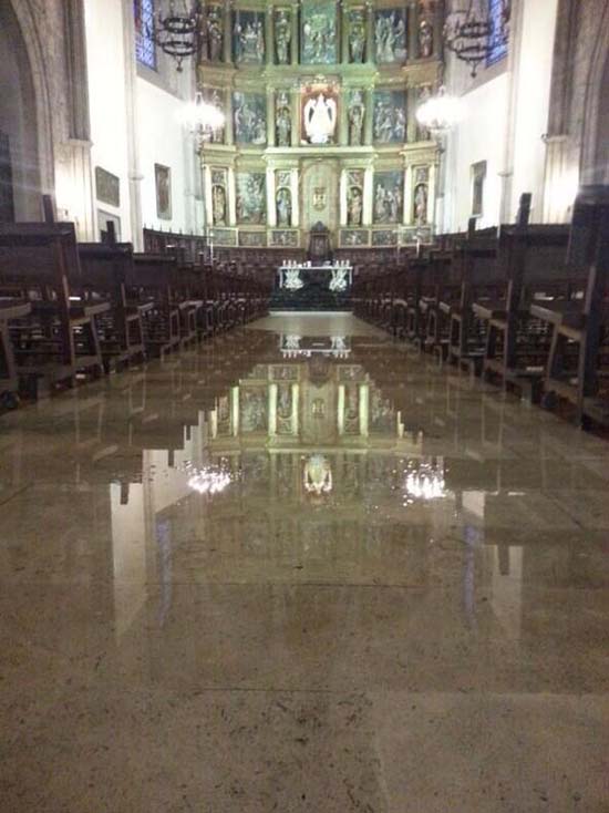 Catedral de Ciudad Real, esta tarde (Foto: Pedro L Hervás @Organeando)
