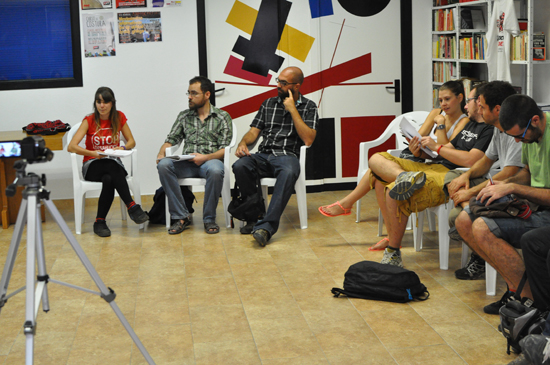 Manuel Maroto durante una charla en Ciudad Real