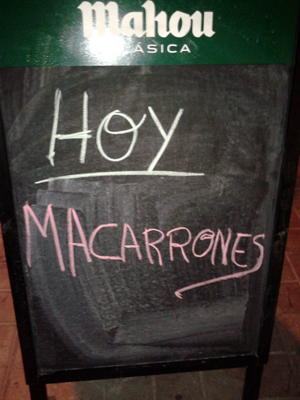 hoymacarrones