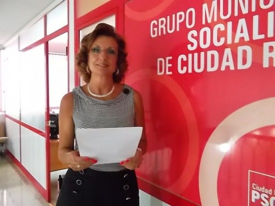 Fátima Serrano, portavoz del PSOE
