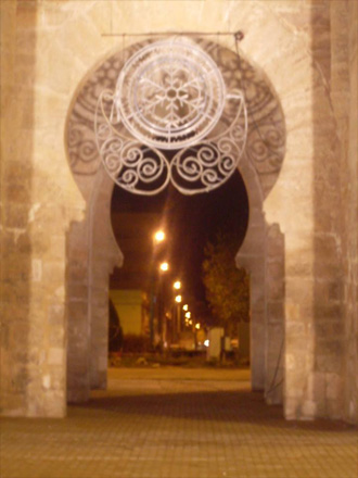 Iluminación de la Puerta de Toledo