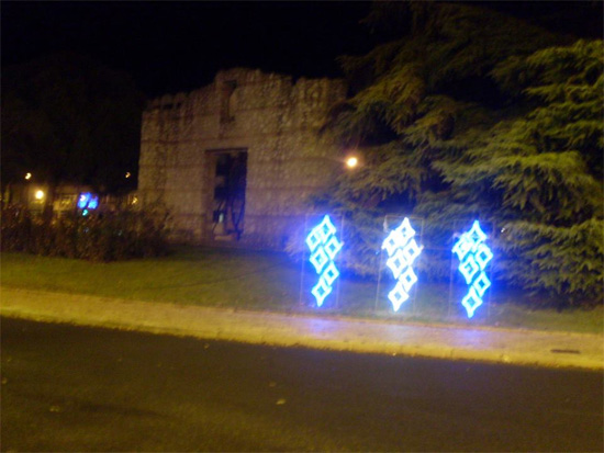 Iluminación de la Puerta de Santa María