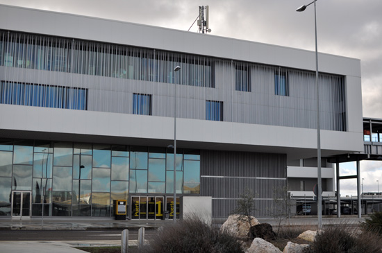 Aeropuerto de Ciudad Real. Foto de archivo