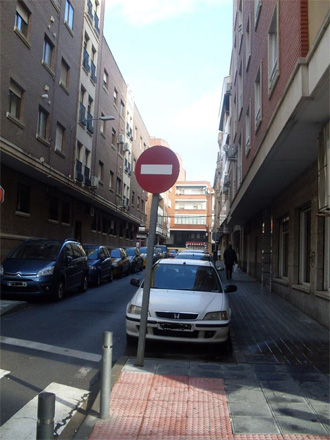 La calle de Aben Canes, de la calle Morería a la calle de los Reyes