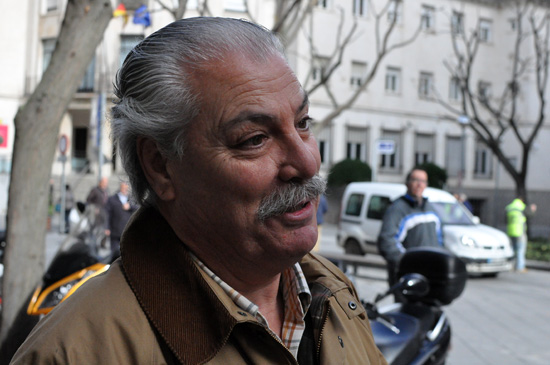 Luis Burgos, presidente de la comunidad de propietarios
