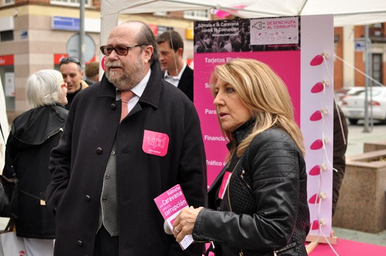 Ángel María Rico y Celia Esther Cámara, coordinadora regional de UPyD