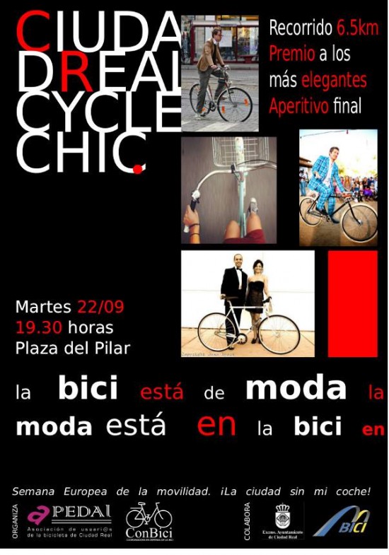 Apedal y ConBici destapan el glamur de la bicicleta con motivo de