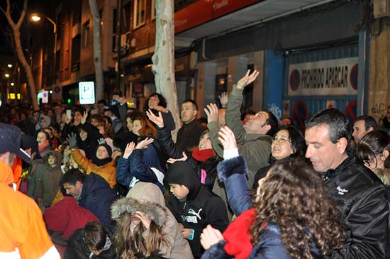 Público asistente a la cabalgata de Reyes