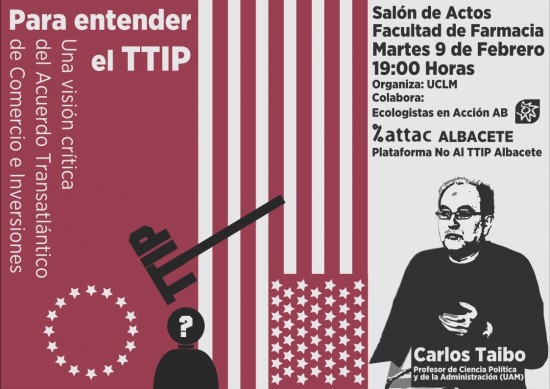 Cartel Carlos Taibo 9-2-2016 Albacete