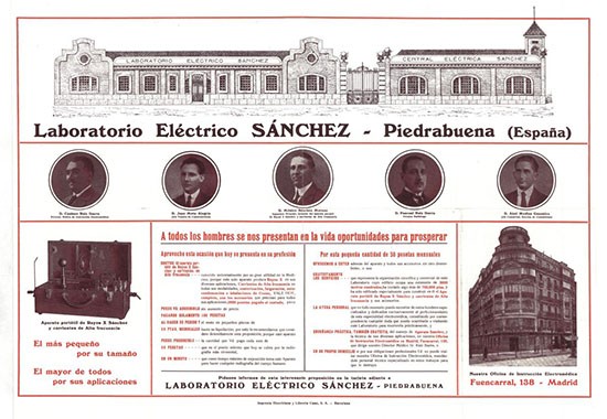 Anuncio del Laboratorio Eléctrico Sánchez(Familia Sánchez)