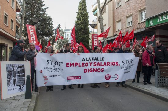 Concentración sindicatos sede de FECIR 1