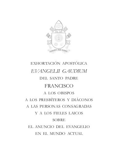 Documento pontificio (2013)