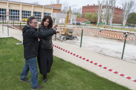 obras piscina Rey Juan Carlos 2