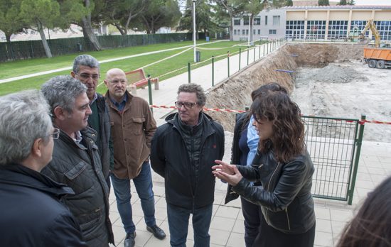 obras piscina Rey Juan Carlos 3