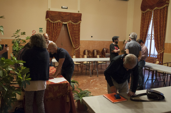 Algunos participantes del Consejo al finalizar la reunión