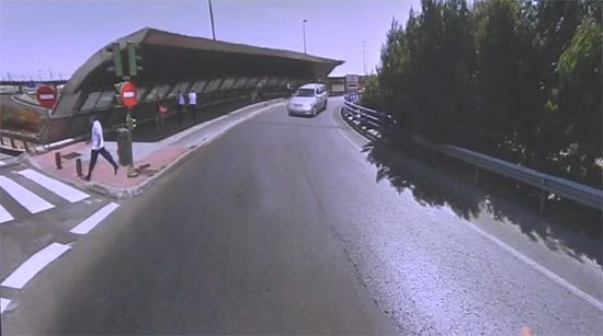  Proyecto similar de paso peatonal en una rotonda de Madrid