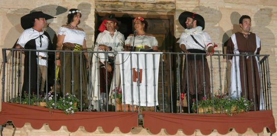 Alcaldesa durante el discurso de inauguración