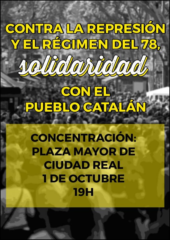 concentracion pueblo catalan