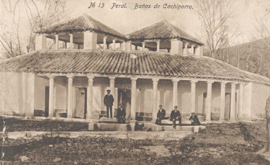 Baños de Valdepeñas hacia 1915 (CECLM)