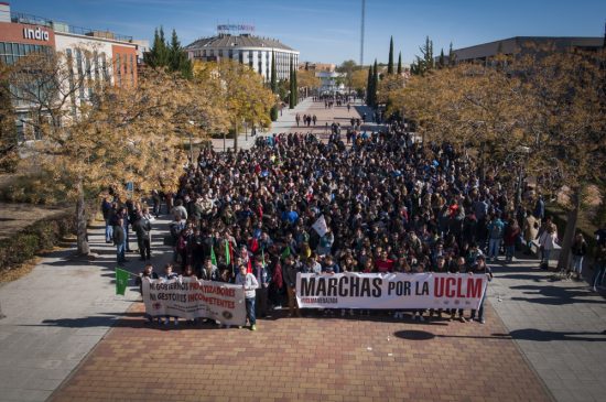 Manifestación estudiantil financiación UCLM - 1