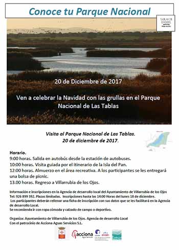 Villarrubia Cartel Conoce tu parque nacional