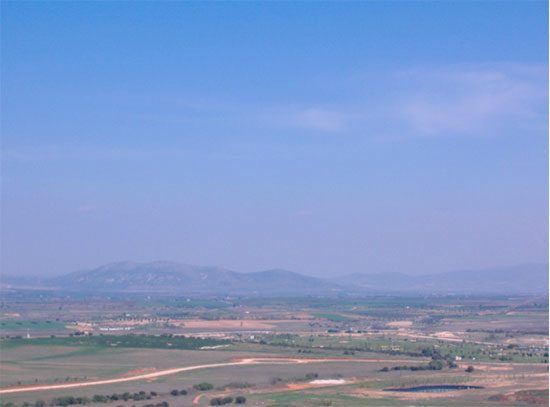 El campo de batalla desde la Atalaya