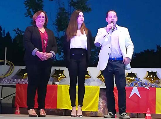 Carmen Olmedo en I Gala del Deporte de Herencia