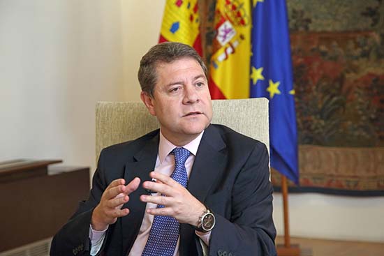 Toledo, 7-06-2018.- El presidente de Castilla-La Mancha, Emiliano García-Page, durante una entrevista en el Palacio de Fuensalida. (Foto: Álvaro Ruiz // JCCM)