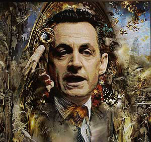 Retrato de Nicolas Sarkozy