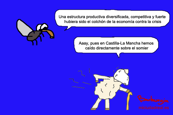 El colchón de la economía manchega El colchón de la economía manchega