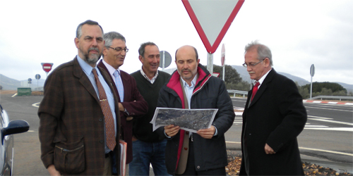 El subdelegado del Gobierno visita las obras llevadas a cabo por Fomento en Piedrabuena