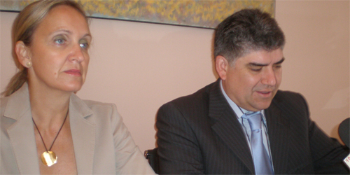 Carmen Casero y Carlos Cotillas