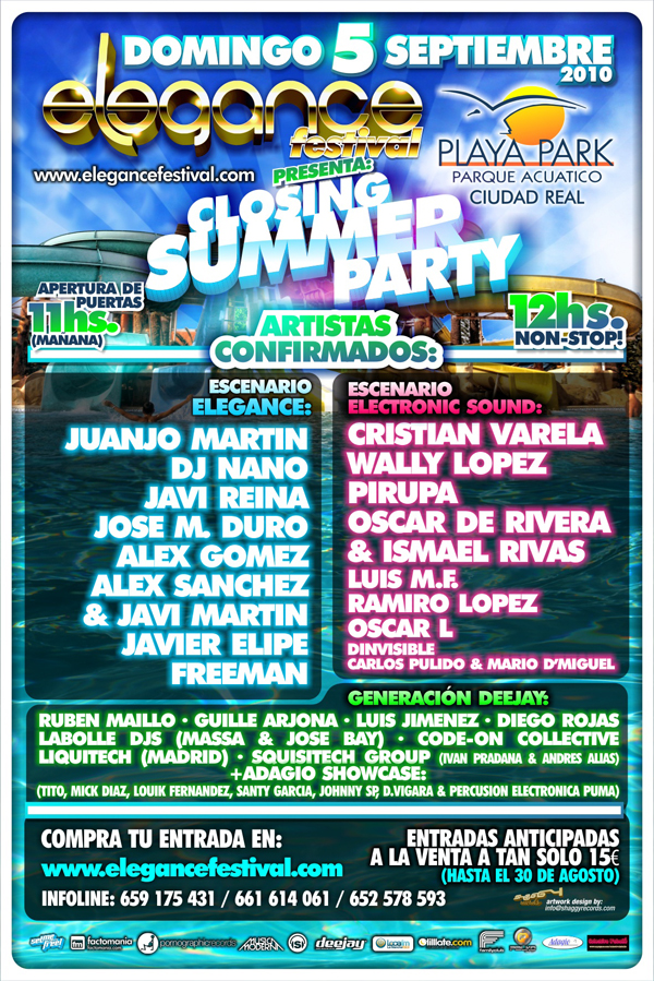 Alrededor de 7.000 personas acudirán el próximo domingo a la primera ‘Closing Summer Party’ que se celebra en al región 