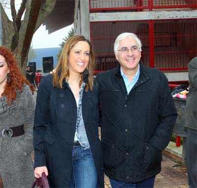 Cristina Maestre y José María Barreda, ayer