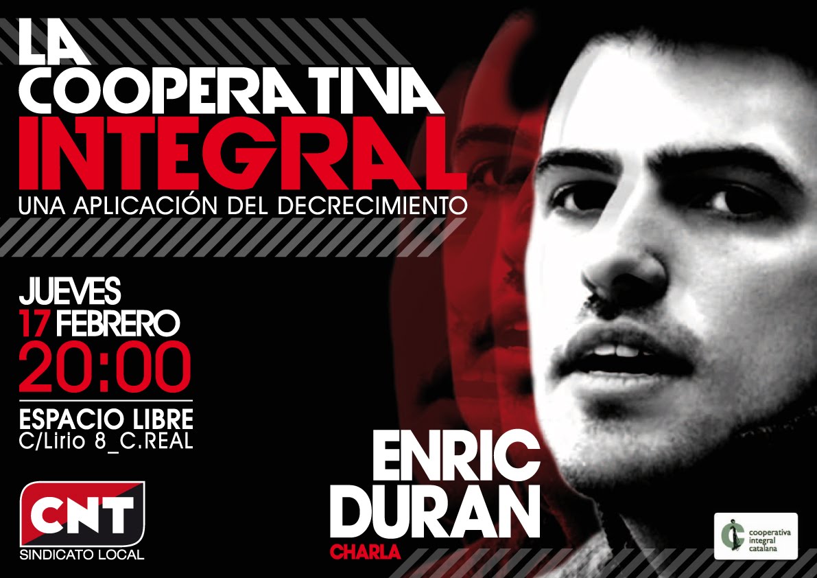 Charla Enric Duran en CNT Ciudad Real