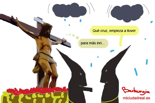 El Cristo de la Ironía: inri