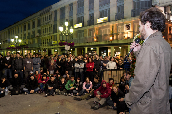 Un ciudadano toma la palabra - Foto: Bárbara García del Castillo