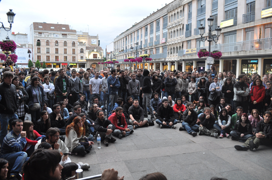 Asamblea ciudadana celebrada ayer, 19 de mayo