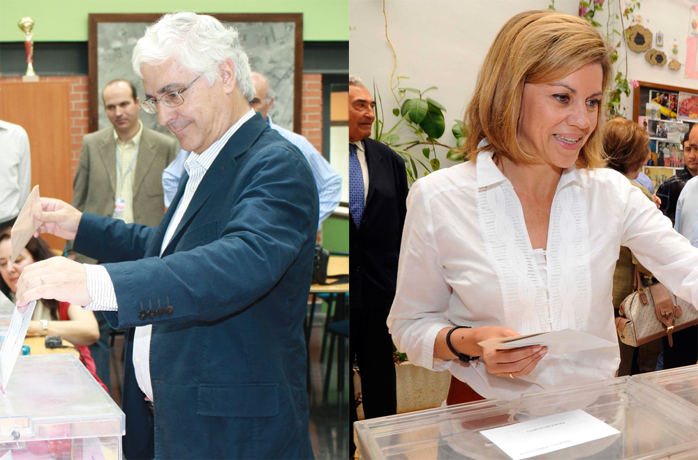 José María Barreda y María Dolores Cospedal